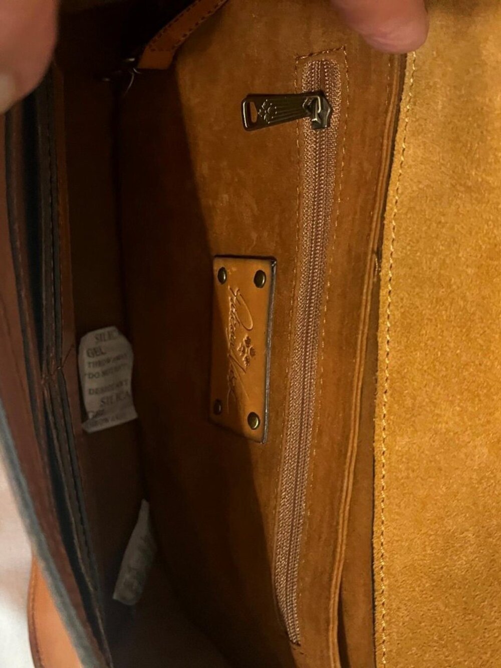 Patricia Nash Deep Embossed Flap Crossbody - Picture 6 of 8